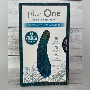 Plus One Vibrating Prostate Massager Rechargeable & Waterproof